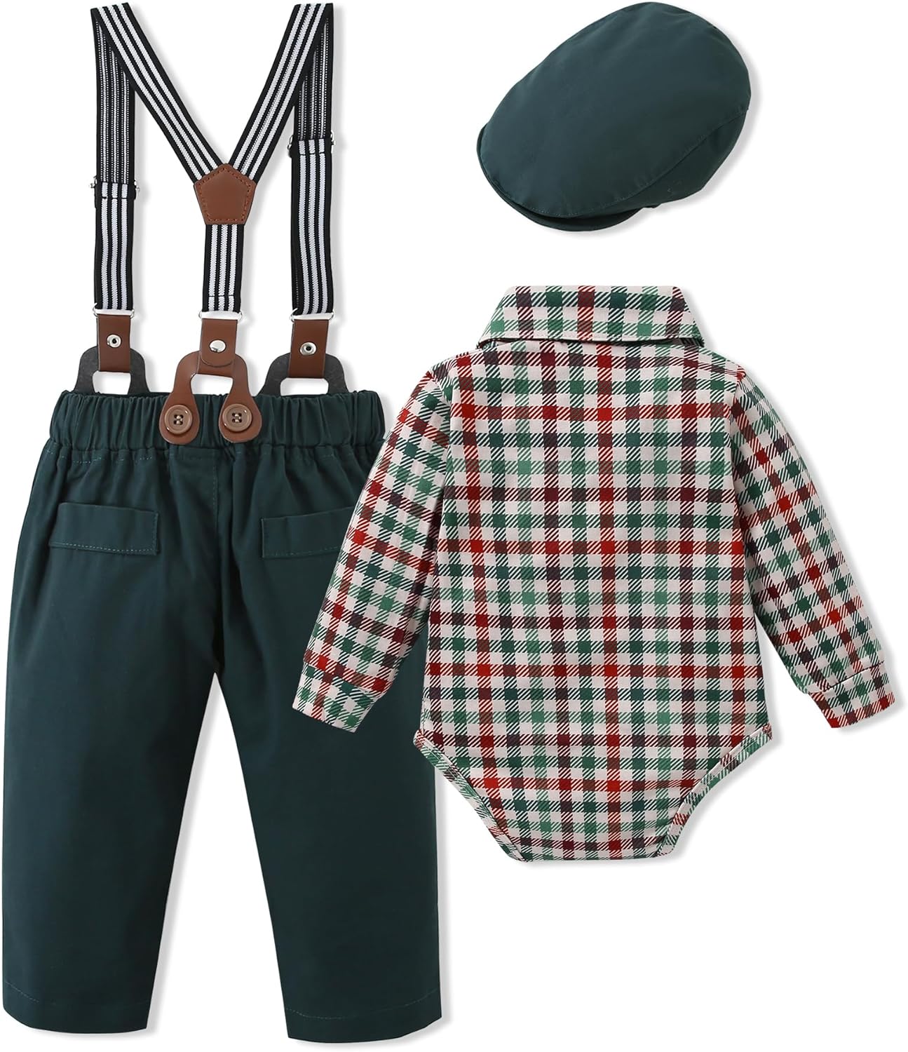 SANMIO Baby Boy Clothes 0-18M Baby Boys Suit 4pcs Baby Boy Dress Clothes Infant Tuxedo Sets - Image 9